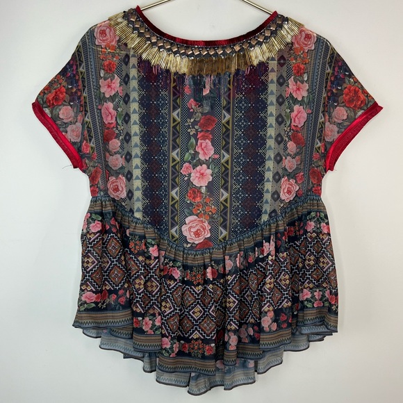 Preeti S Kapoor Sahira Peasant Top, XSP - Picture 6 of 10